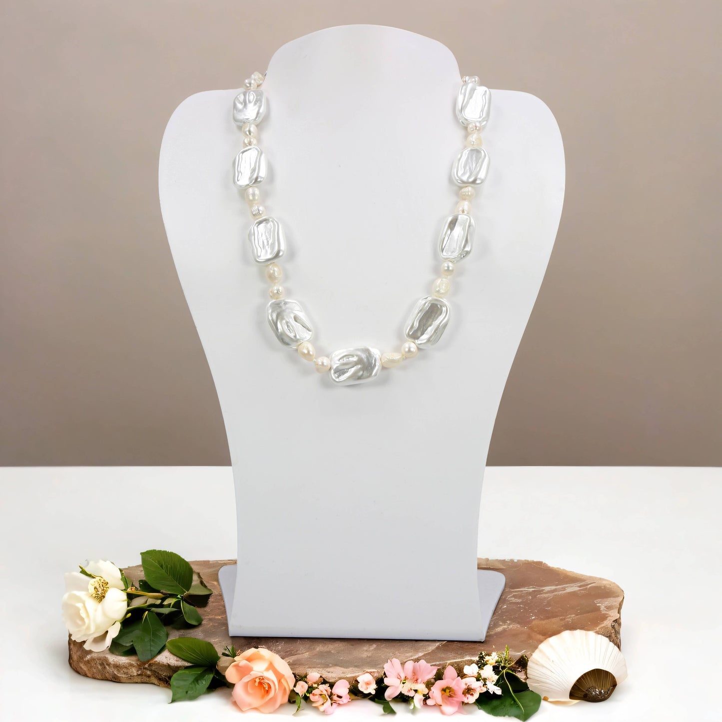 IST Jewelry - Radiant Harmony Pearl Necklace