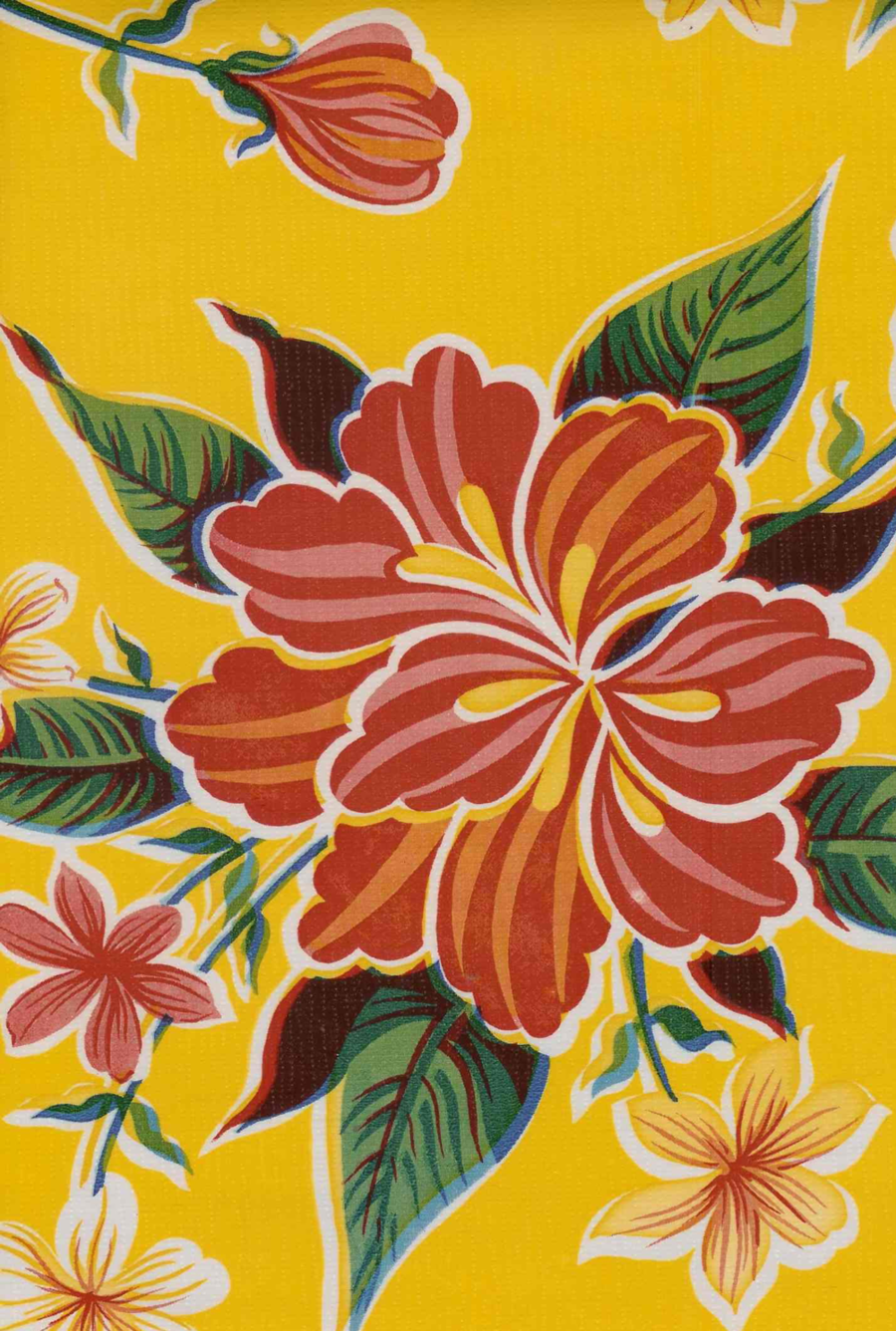 Oilcloth International Hibiscus Tablecloth