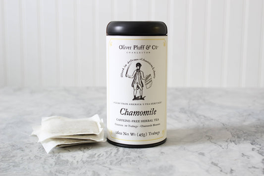 Oliver Pluff & Company - Chamomile - Caffeine Free  20 Teabags in Signature Tea Tin