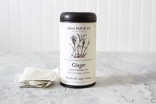 Oliver Pluff & Company - Ginger - 20 Teabags in Signature Tea Tin