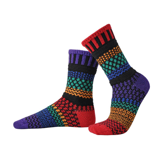 Solmate Socks - Gemstone Crew Socks | Eco-Friendly & Made in the USA: Small (Women 6 - 8 / Men 5 - 7)