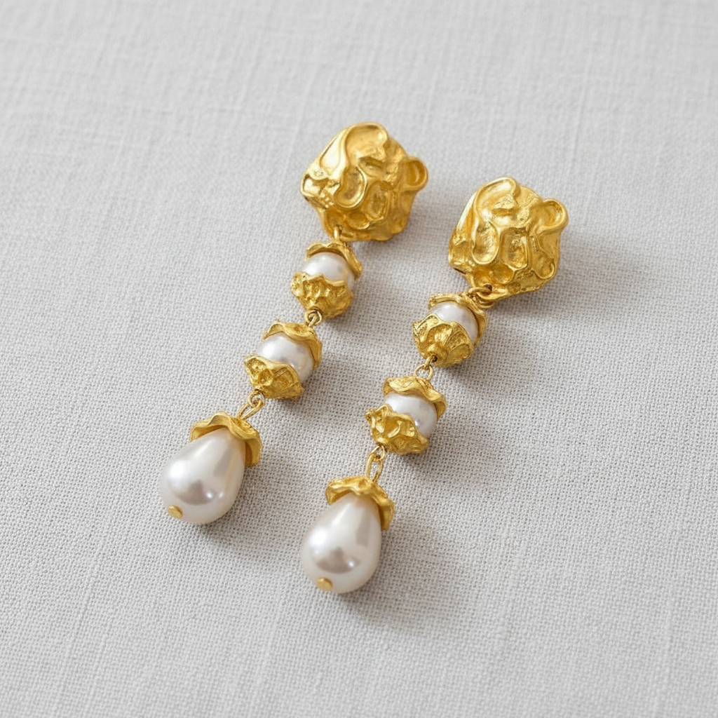 camilla dovey - Vintage Silver Needle Earrings