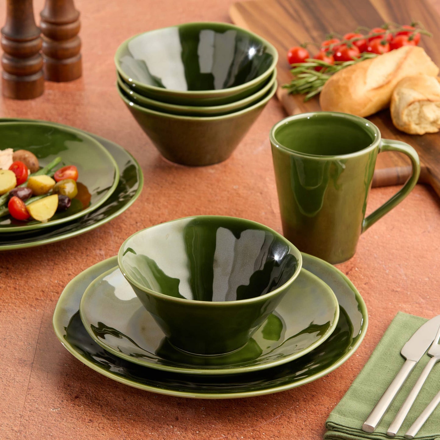 Certified International - Verde Dinner Plate 11in Pairs with Olivia