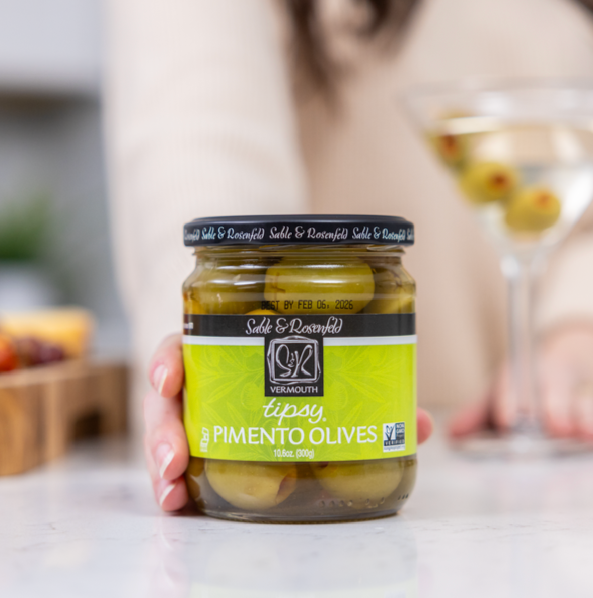 Sable and Rosenfeld est.1970 - Sable & Rosenfeld Tipsy Olives 10.6oz / 6
