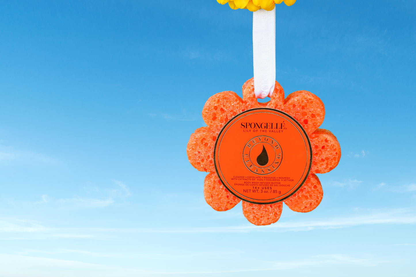 Spongellé | Christmas 2025 | Stocking Stuffers | Gifts - Lily of the Valley Wild Flower | Soap Sponge | Soap Buffer