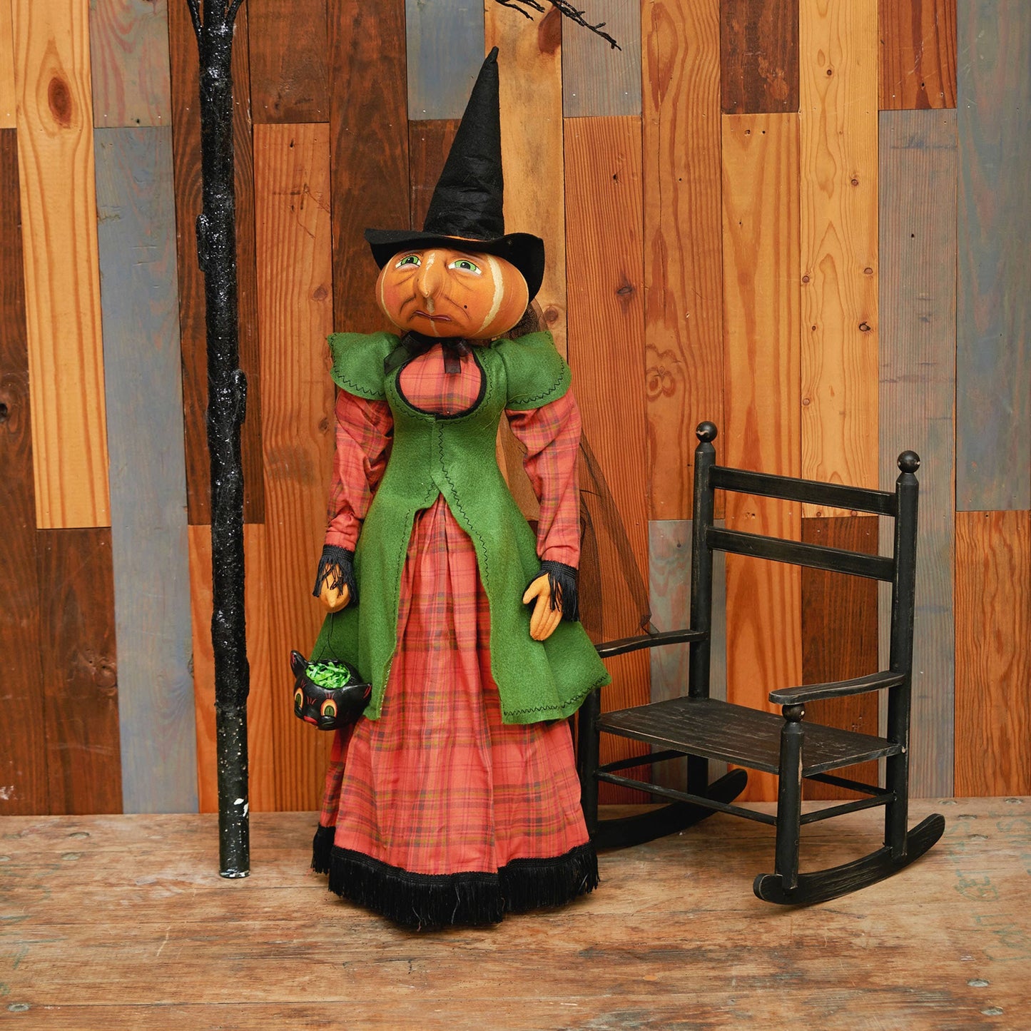 C&F Home - Ophelia Witch Stand Gathered Traditions Art Doll