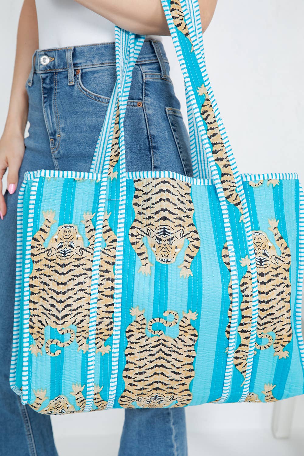 LA Soul - Tiger Handmade Reversible Tote Bag