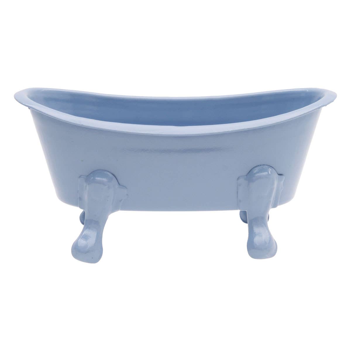 Foreside Home & Garden - Mini Bathtub Planter Soap Dish Light Blue