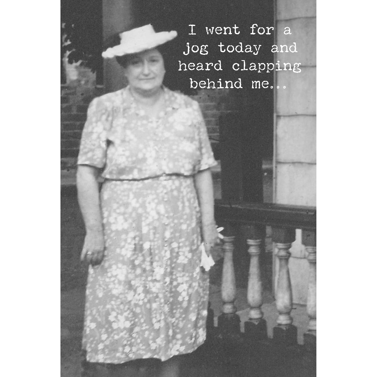 Primitives by Kathy - Jog Today Greeting Card