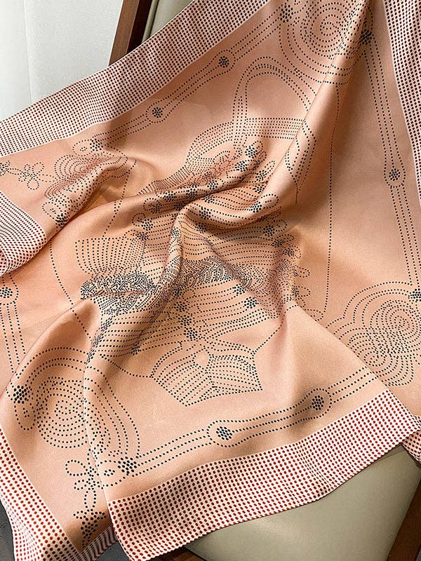 UZ Wholesale Store - Polka-Dot Leisure Fashion Scarf: ORANGE / One_size