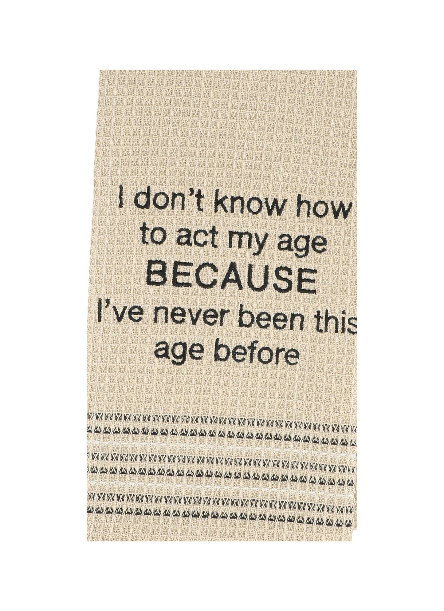 Mona B. - THIS AGE Embroidered Tea Towel - Set of 2 MH-250