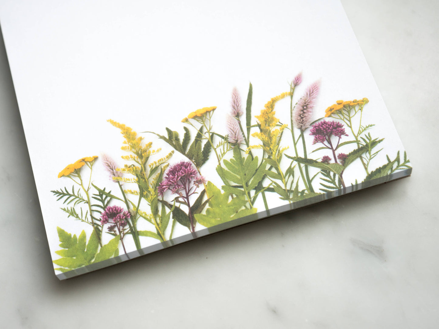 Bottle Branch - Large Notepad, Wildflowers