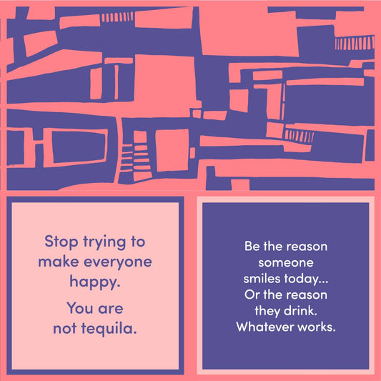 Drinks on Me - NAPKIN Smiles Today | Funny Party Gift | Cocktail Napkin