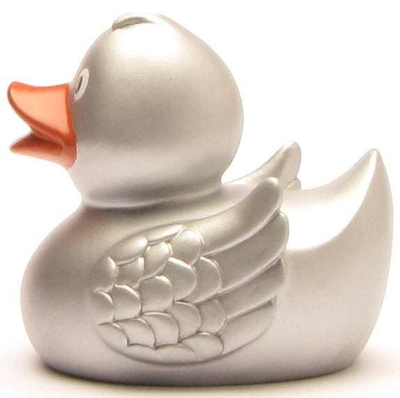 Duckshop - Elegant rubber duck in silver - rubber duck