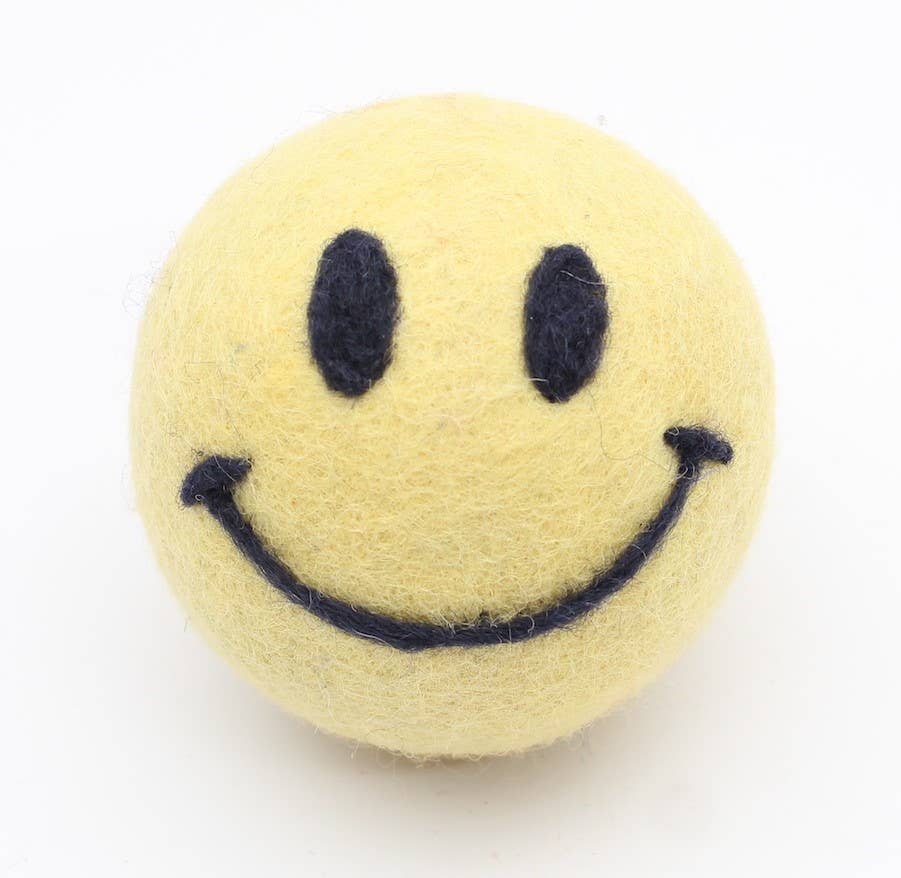 Ethical Global - Smiley Face: Eco Wool Dryer Balls Fair-Trade: Heart Emoji