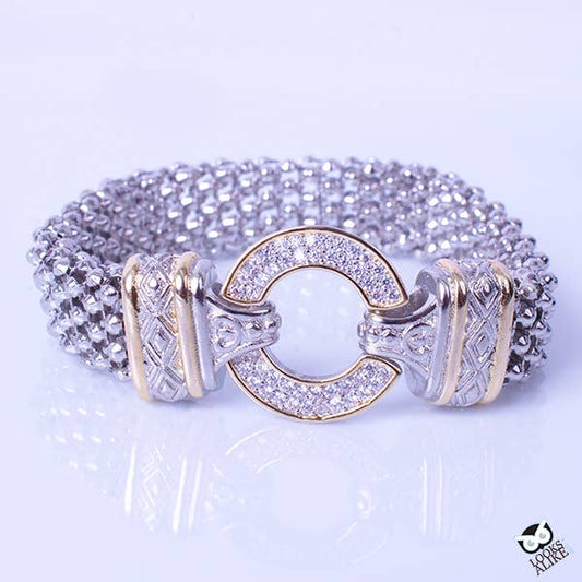 My Best Kept Jewelry - Pave Wheel Bracelet