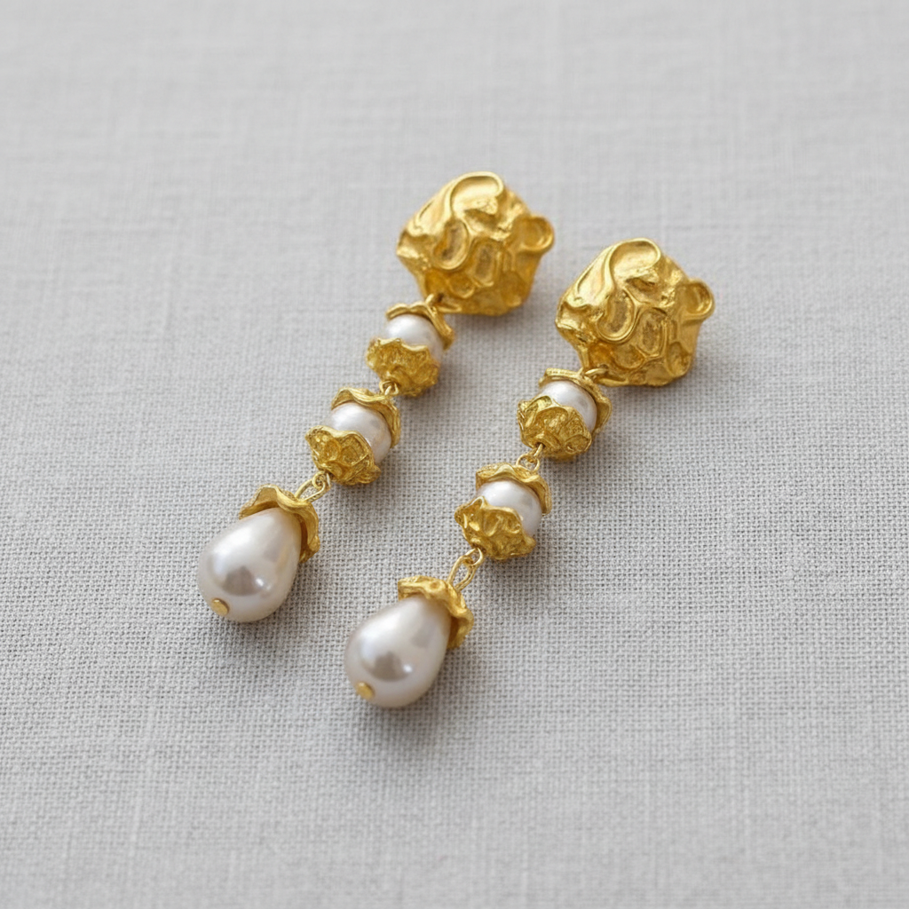 camilla dovey - Vintage Silver Needle Earrings