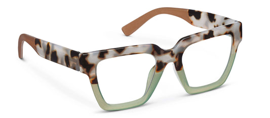 Peepers - Take a Bow (Blue Light): Chai Tortoise/Green / Reading / 1.25