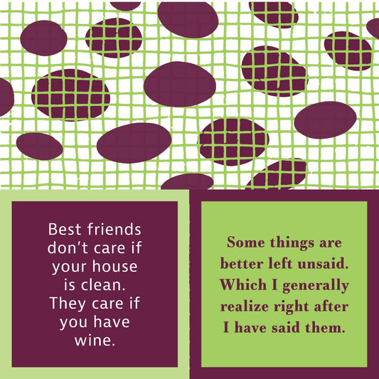 Drinks on Me - NAPKIN Best Friends | Funny Party Gift | Cocktail Napkin