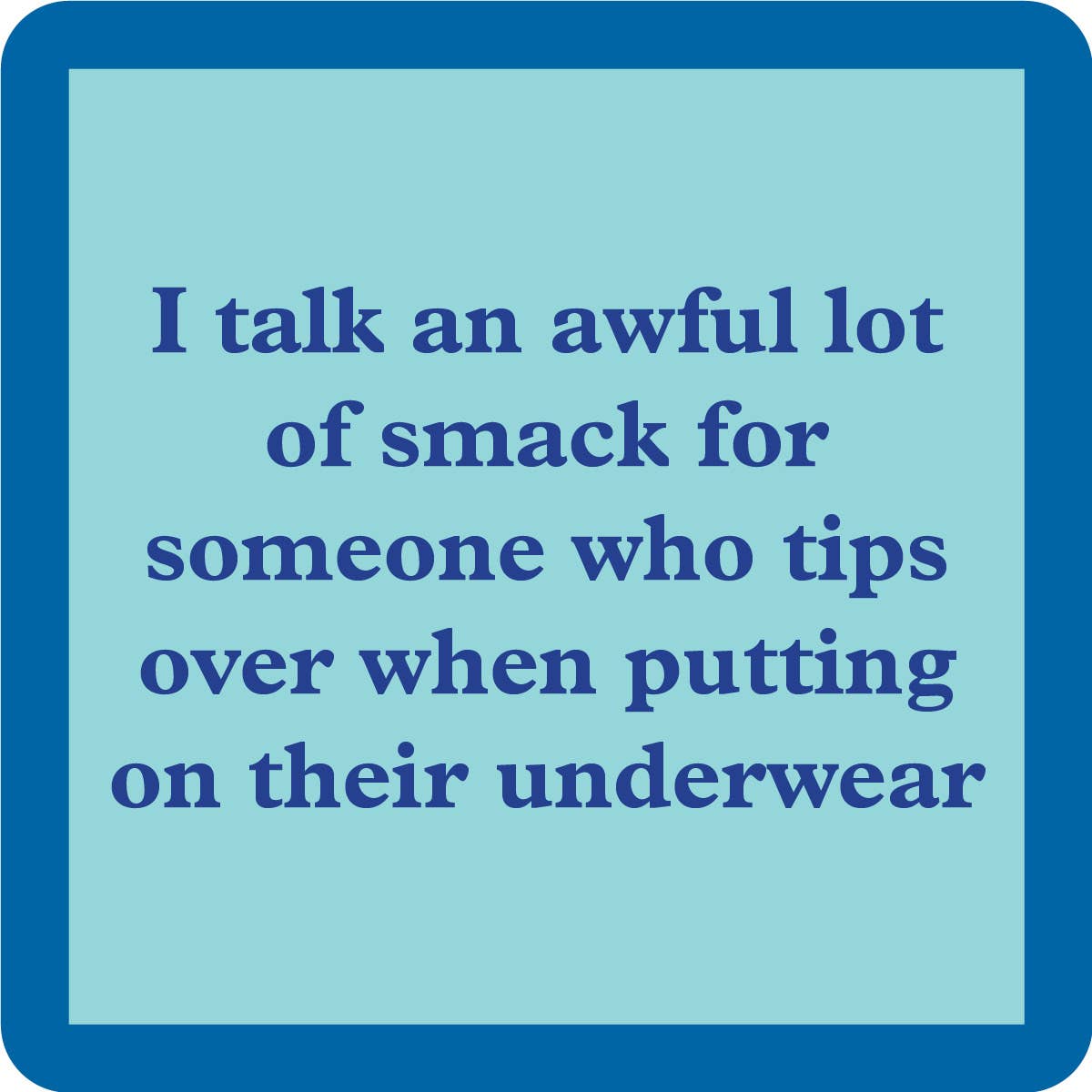 Drinks on Me - COASTER Smack | Funny Party Gift | Home Bar Decor