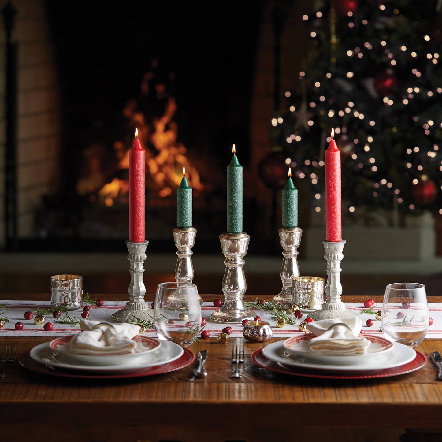 ROOT Candles - ROOT Timberline Collenette Taper Candles: Ivory / 7 inch