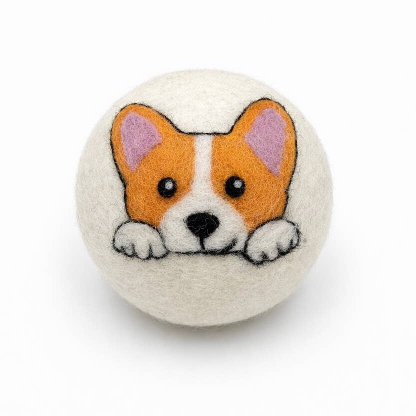 Ethical Global - Dogs: Eco Wool Dryer Balls Fair Trade: Pug