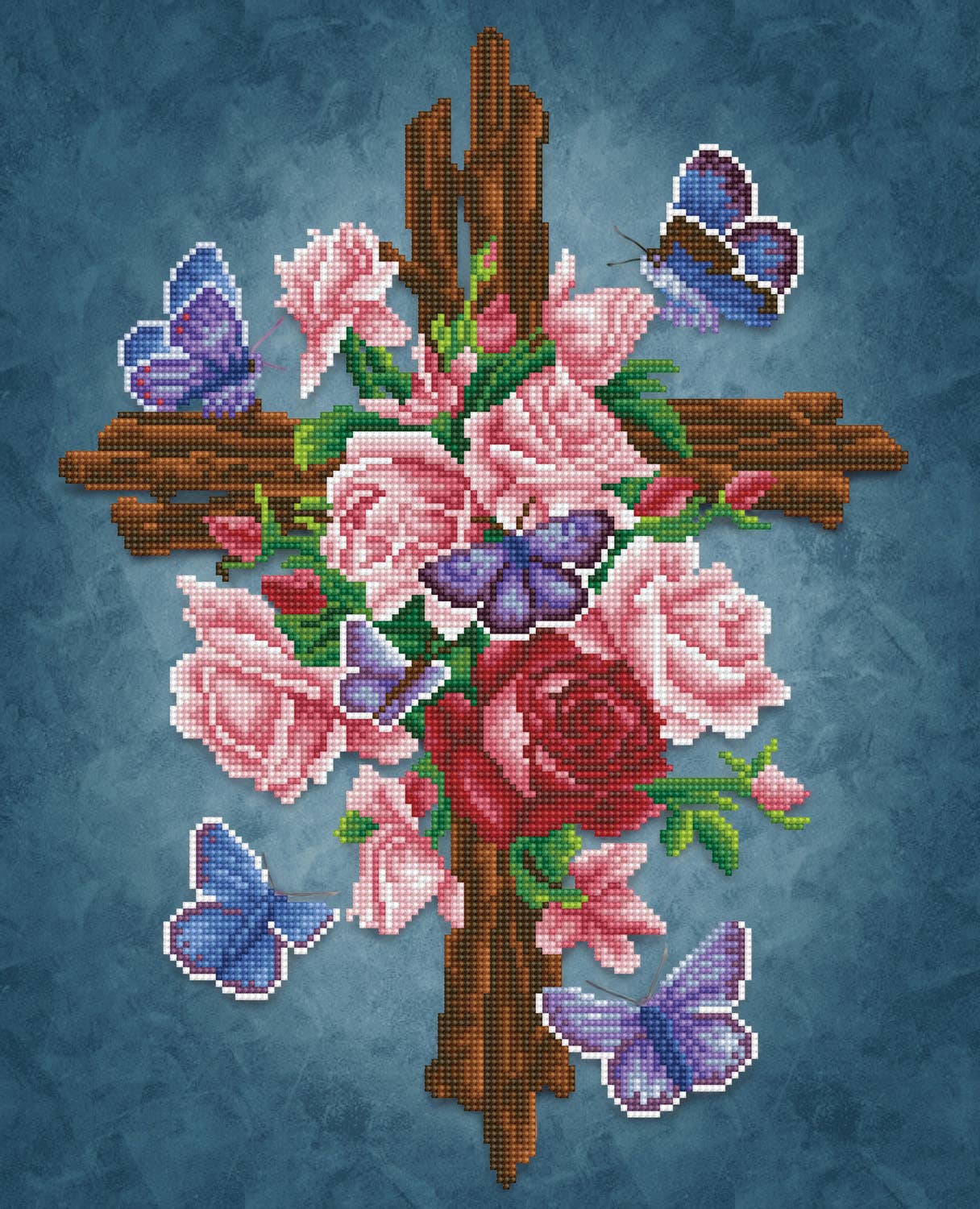 DIAMOND DOTZ® - Flower Cross