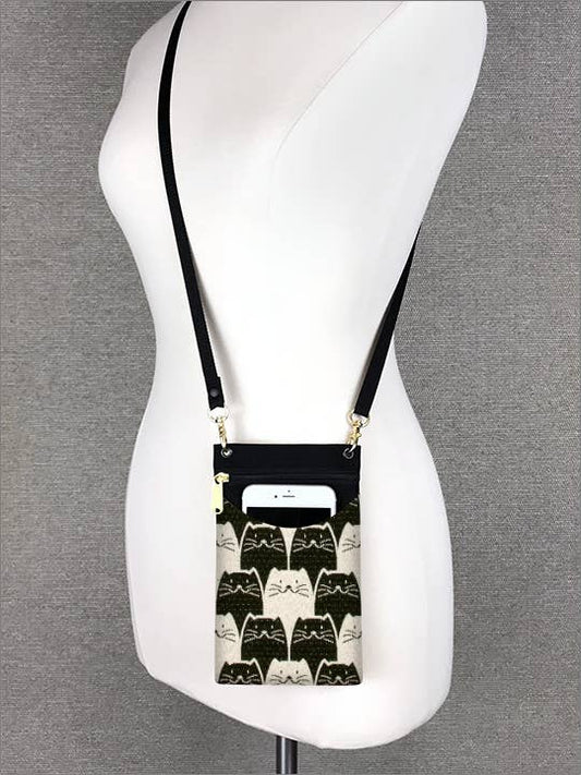 Danny K. Handbags - Cellphone Case: Meowser