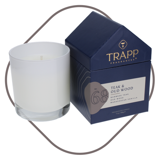 Trapp Fragrances - No. 68 Teak & Oud Wood 7 oz. Candle in House Box