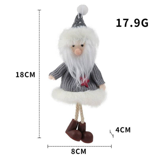 Ekartini - Christmas Decoration Old Man Snowman Elk Small Tree Pendant: One_size / 1