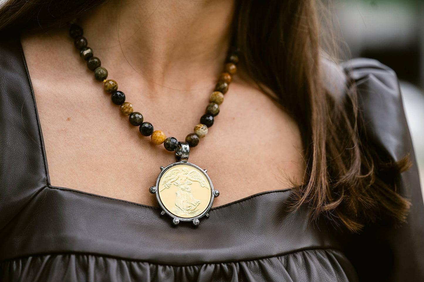 Grace Girl Beads - Artifact Necklace: Victory Medal