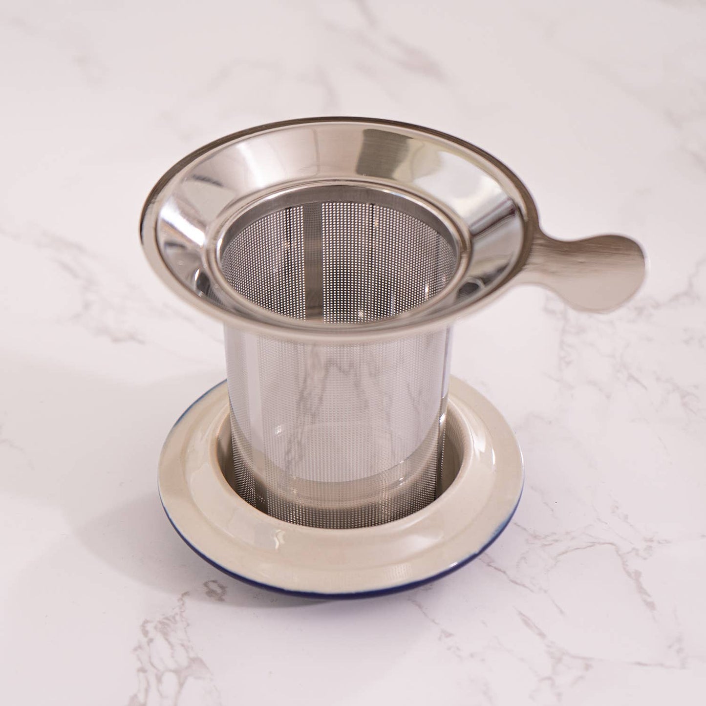 Urban Tokyo - Japanese Crane Design 15oz Tea Mugs with Lid and Infuser