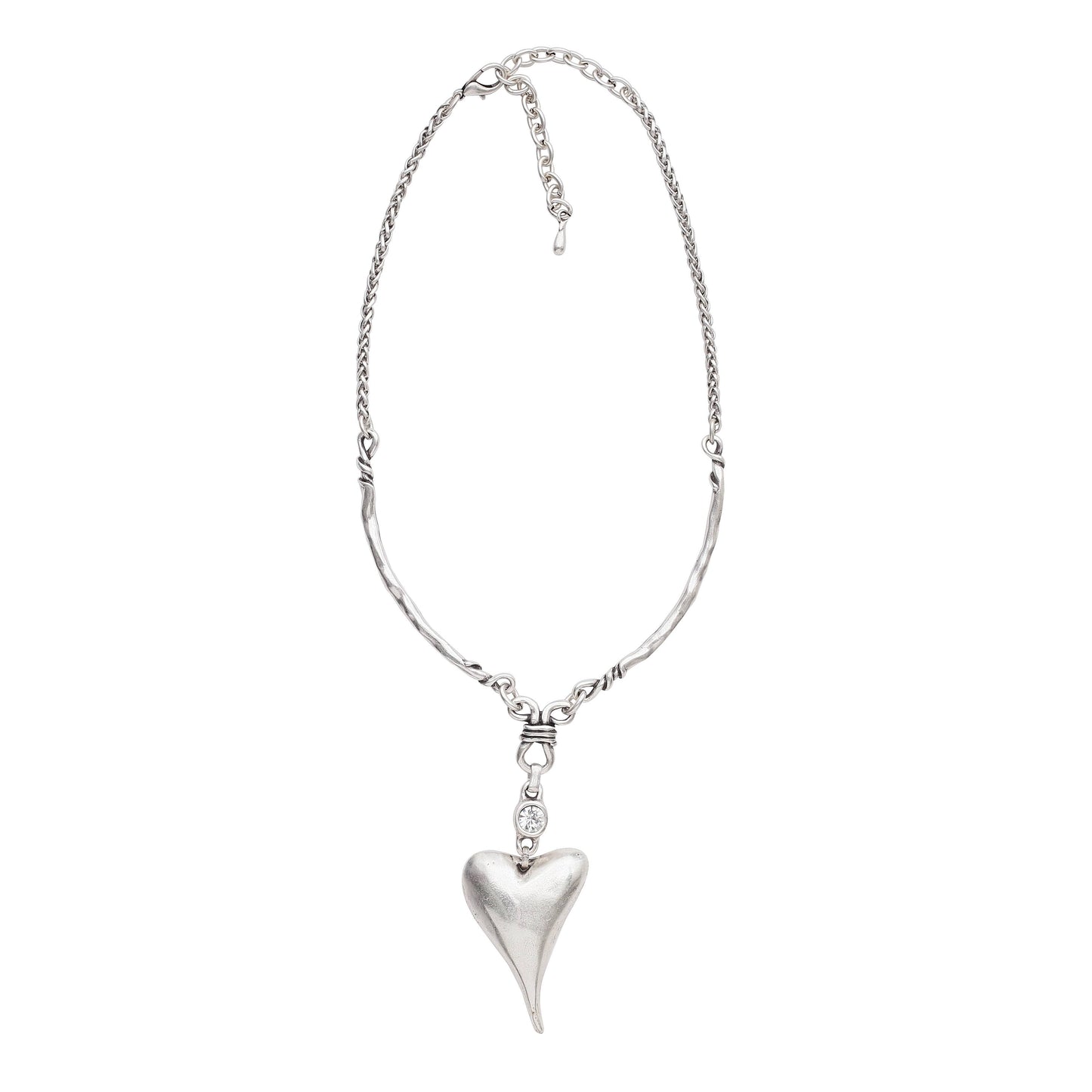 Chanour - Handmade Heart Crystal Necklace - 3913