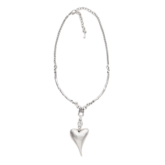 Chanour - Handmade Heart Crystal Necklace - 3913