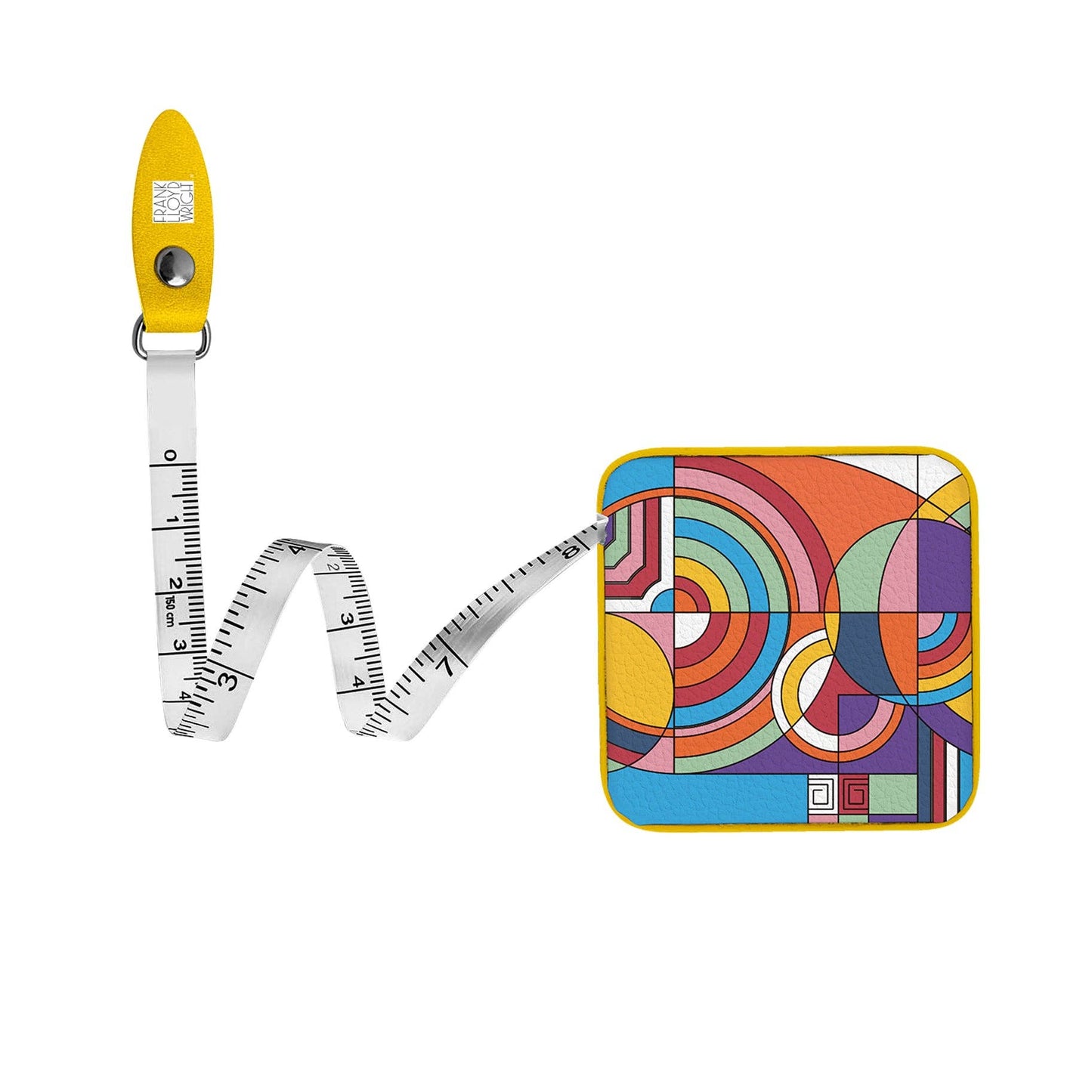 RainCaper - Frank Lloyd Wright "Hoffman Rug" Compact Retractable Tape Measure – Dual-Sided, 60"/150cm