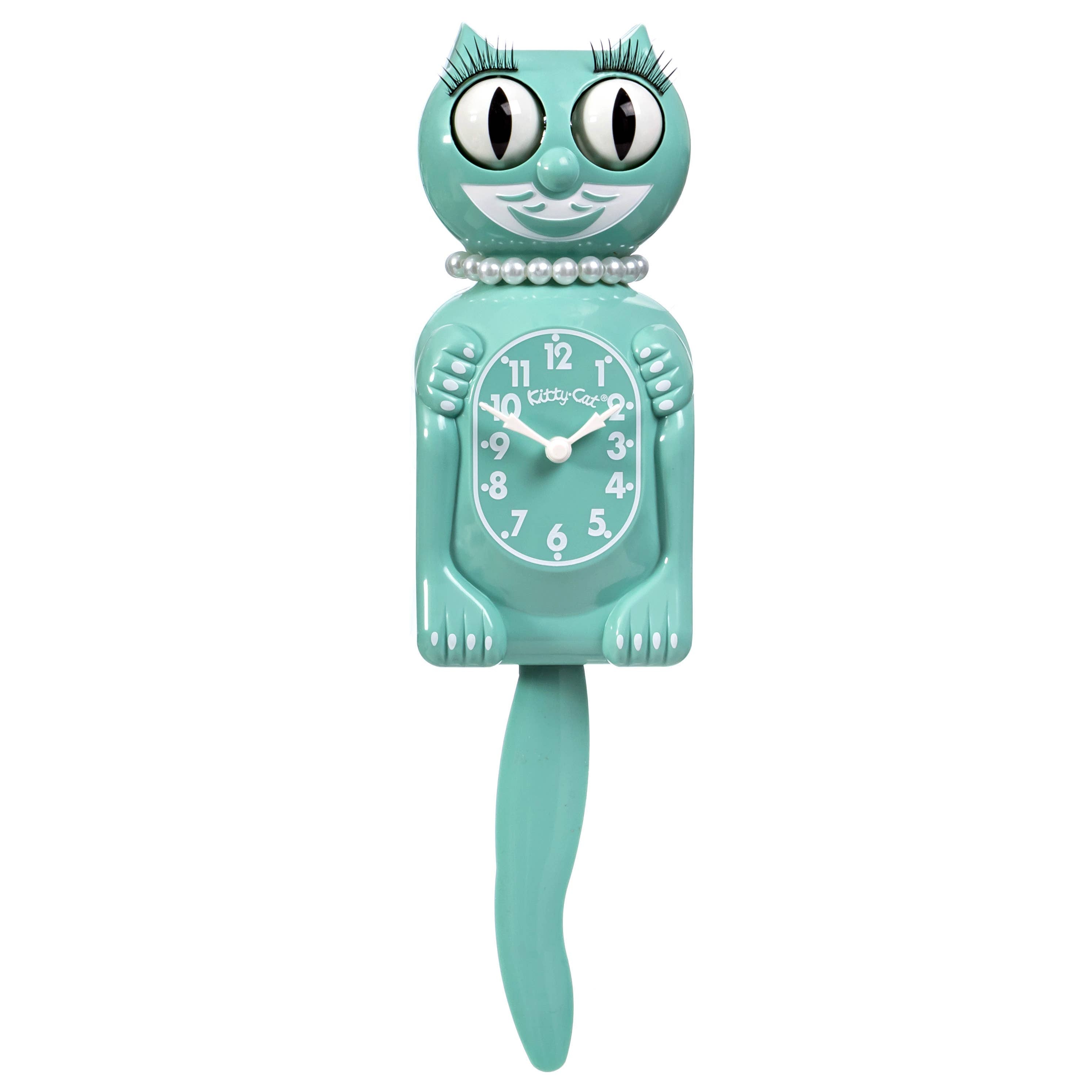 Kit-Cat Klock Ocean Waves Miss Kitty-Cat Klock (Smaller Size) - Thumbnail 2