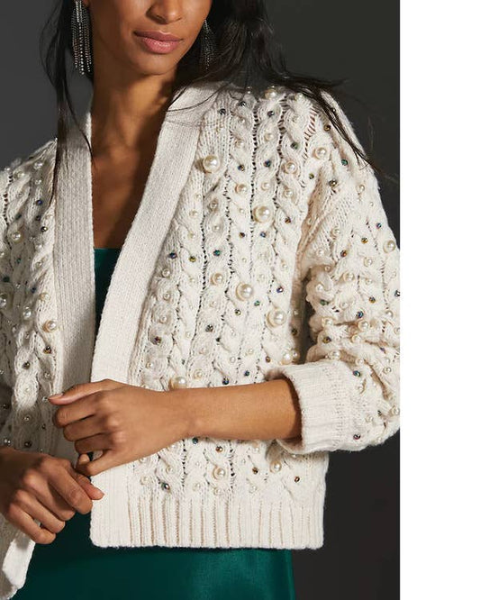 SAACHI - Party Pearl Cardigan