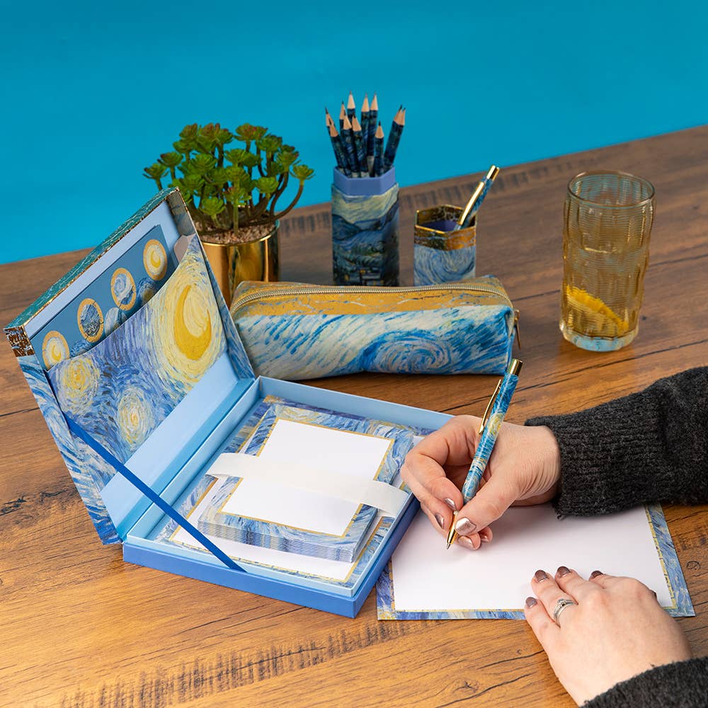 The Gifted Stationery Company - Writing Set - Van Gogh - Starry Night