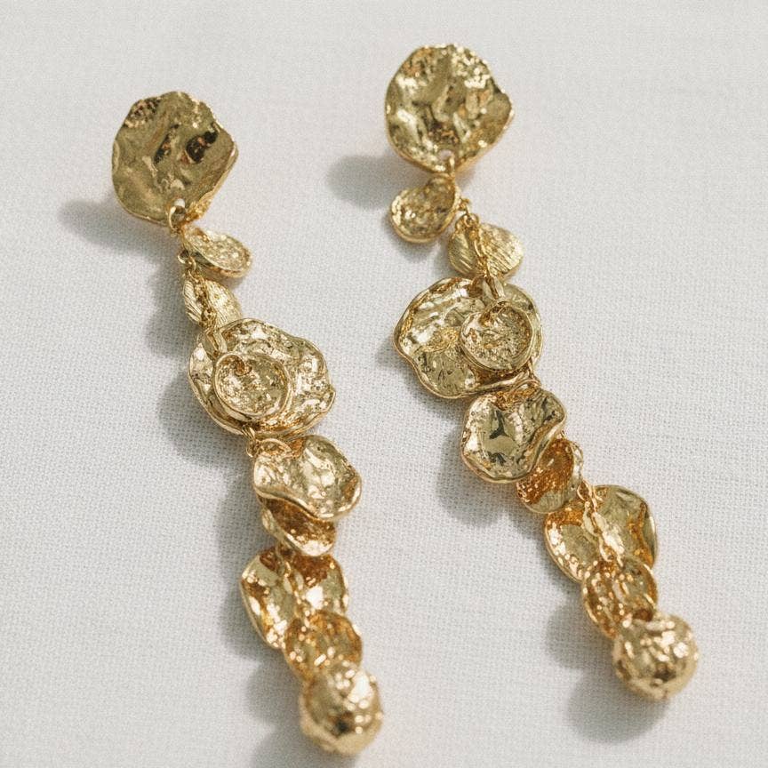 Ellemadera - Vintage French Style Long Tassel Earrings