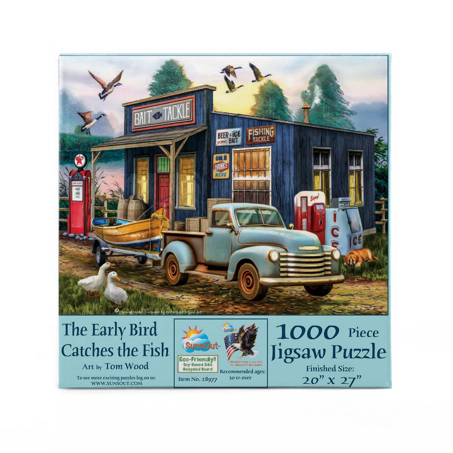 SunsOut - 5521 The Early Bird Catches the Fish 1000 pc Puzzle