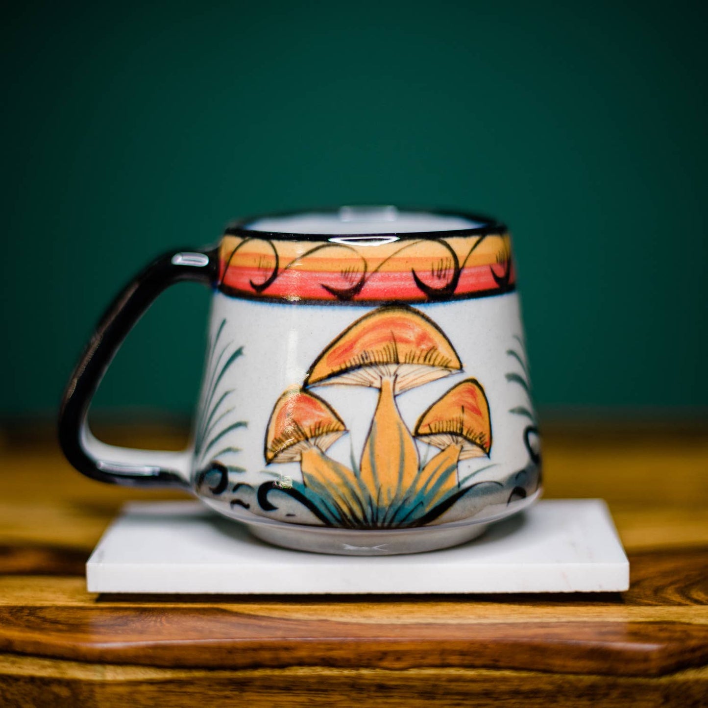 Lucia's Imports - Mushroom Mug
