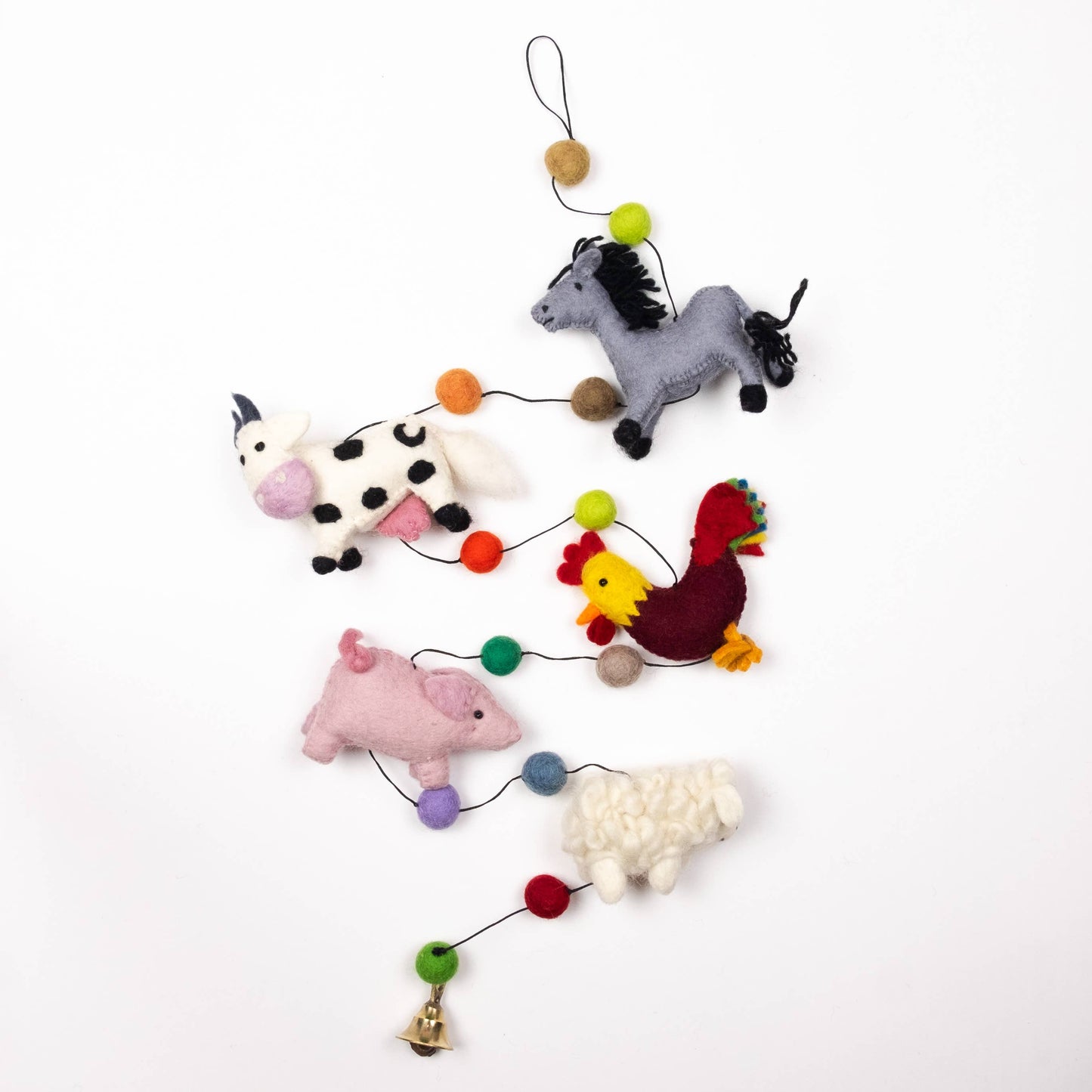 The Winding Road - Garland - Farm Animals - Wall Decor