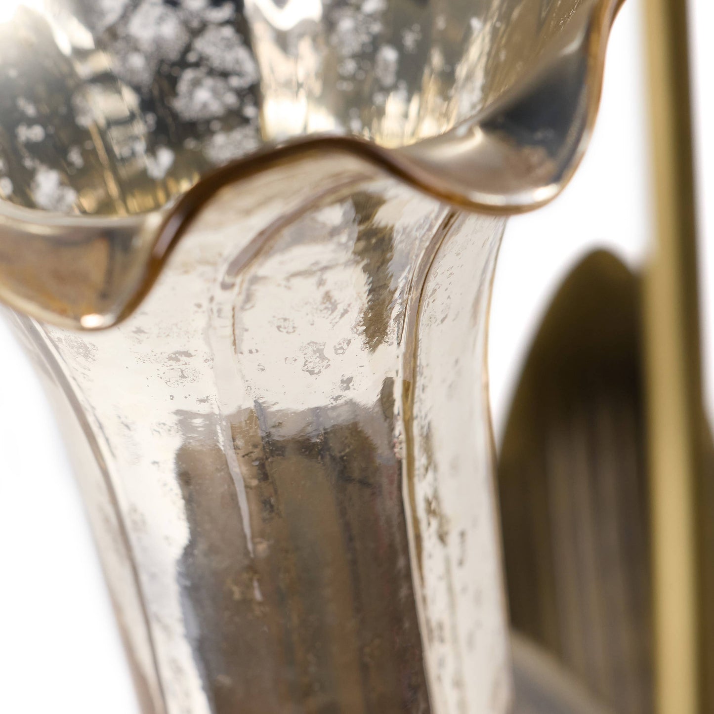 River of Goods - 21.75"H Hand Blown Glass 3 Lily Uplight Table Lamp