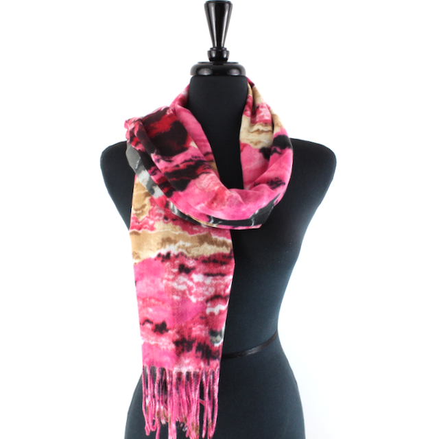 Pretty Persuasions - S23290 Cloudy Skies Scarf: 06 Khaki