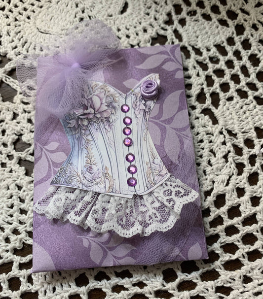 MOMENTS IN THYME - Victorian Corset Sachets: Blue/Pink