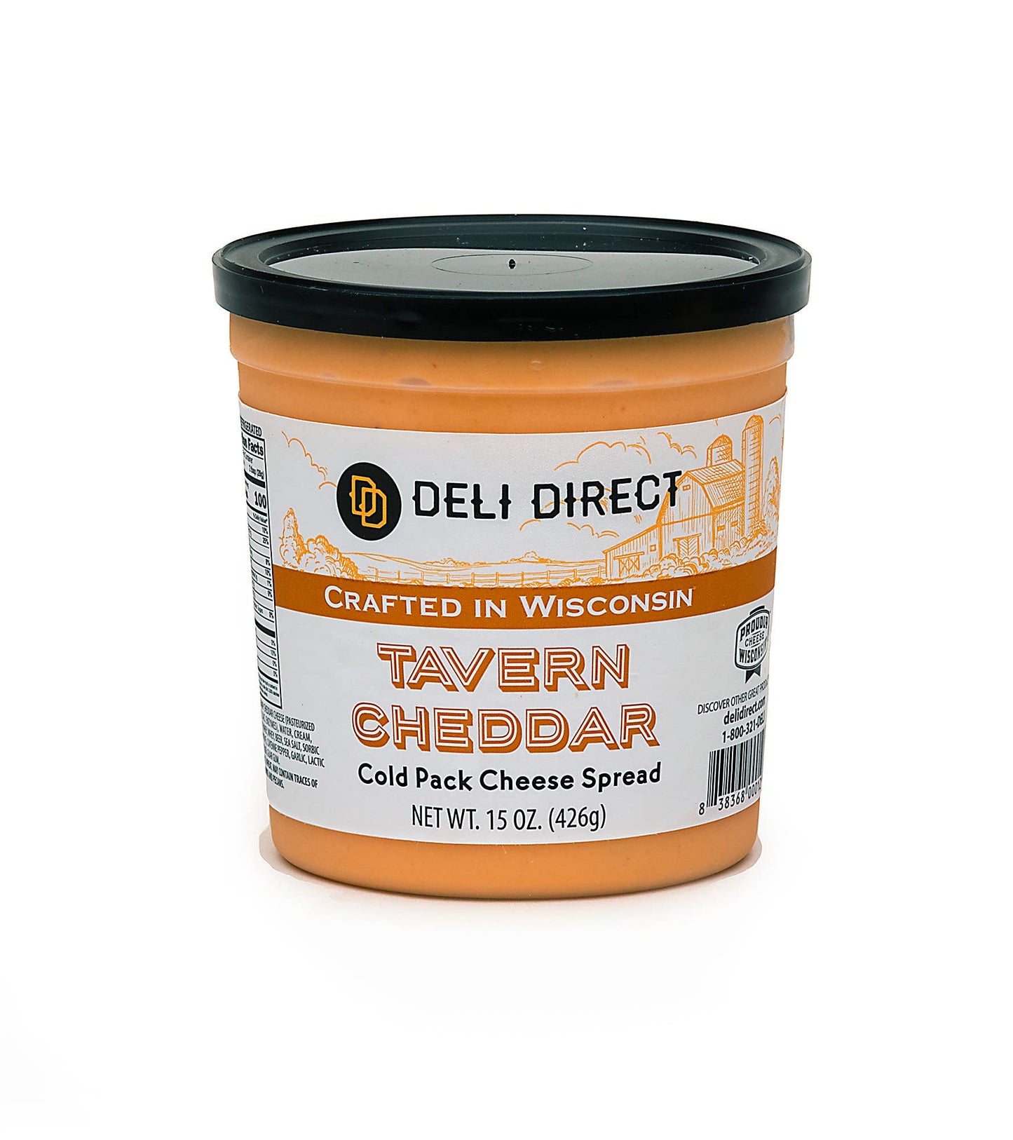 Merchandise Unlimited - Wisconsin Cold Cheese Spread 15oz: Tavern Cheddar