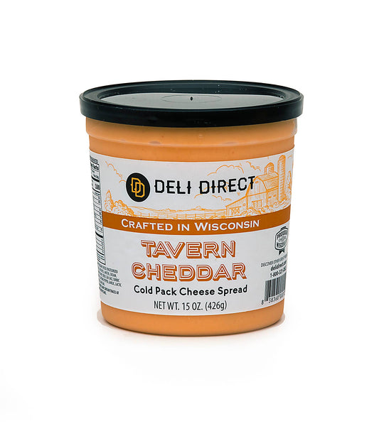 Merchandise Unlimited - Wisconsin Cold Cheese Spread 15oz: Tavern Cheddar