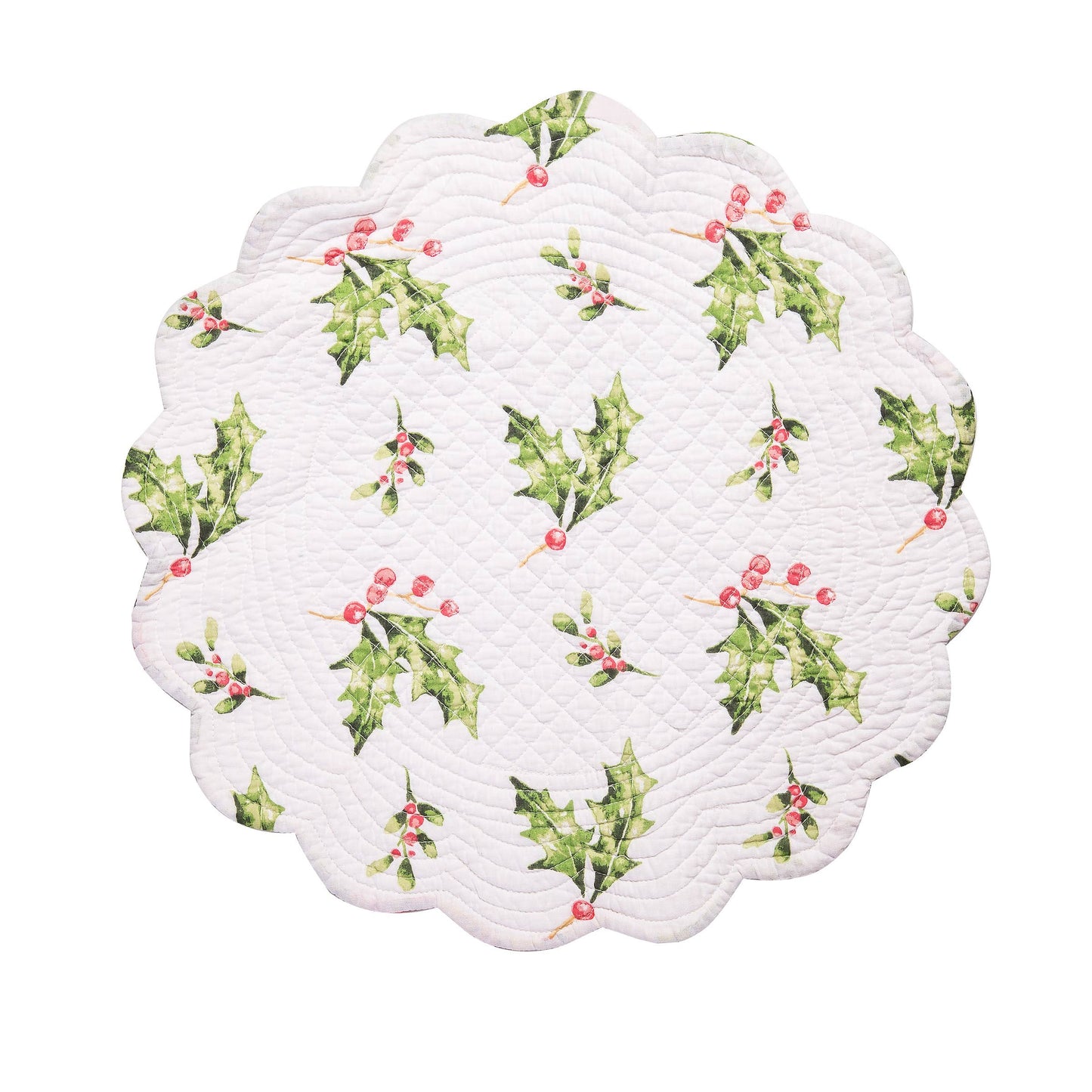 C&F Home - Christmas Ruby Cardinal Round Placemat