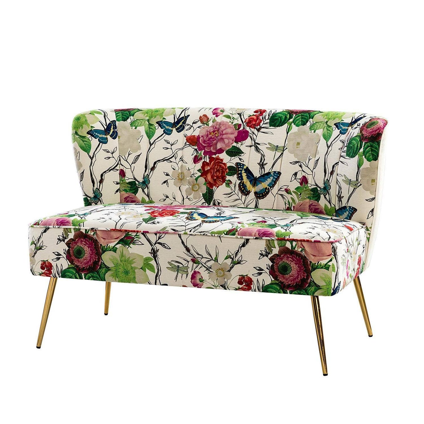 Karat Home - Cuneo Loveseat: Ivory