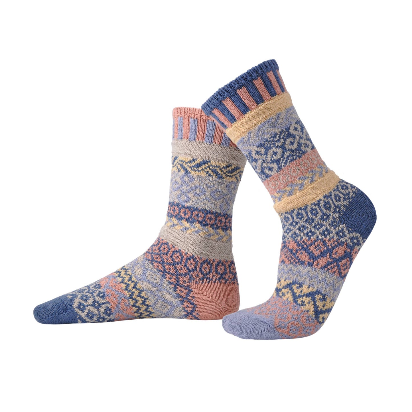 Solmate Socks - Mirage Crew Socks | Eco-Friendly and Made in the USA : M (Women 8-10/Men 7-9)